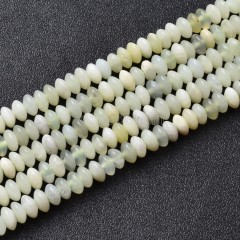 New Jade Smooth Saucer Beads Strands, Approx 3x6mm, 38cm/strand