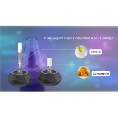 Hato Habik Filter Wax Vaporizer Erig with 1600mAh Battery for Concentrate & 510 Cartridge