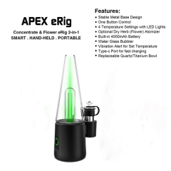 Apex Erig | Wax Concentrate Dry Herb Vaporizer Kit with 4000mAh Battery Type-C