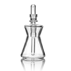 Hourglass Pocket Bubbler Rig - Clear