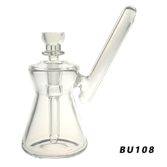 Hourglass Pocket Bubbler Rig - Clear