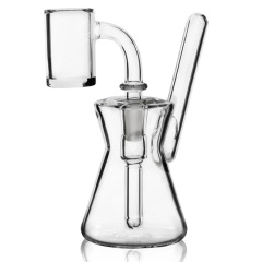 Hourglass Pocket Bubbler Rig - Clear