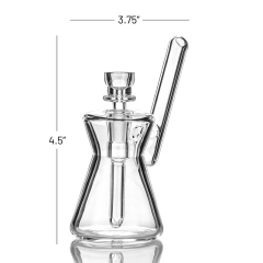 Hourglass Pocket Bubbler Rig - Clear