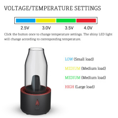 TOBOR--Glass Vaporizer for Wax and Dry Herb