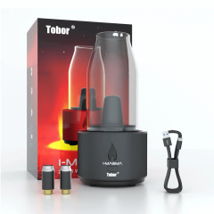 TOBOR--Glass Vaporizer for Wax and Dry Herb