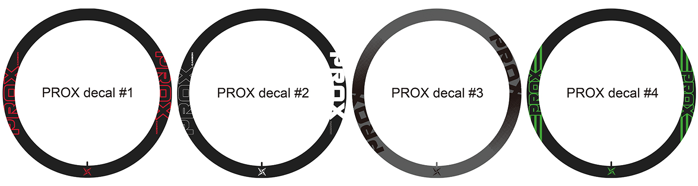 ProX carbon rim decal options