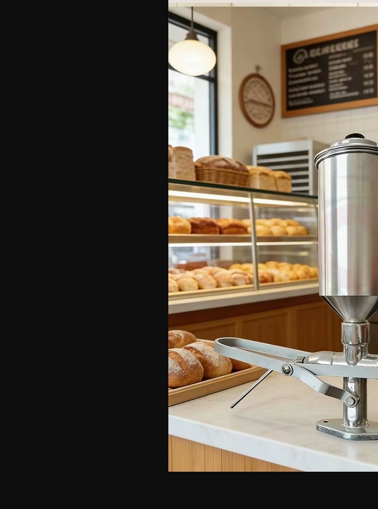 MIF-L1 manual cream jam pastry filling machine detail 07