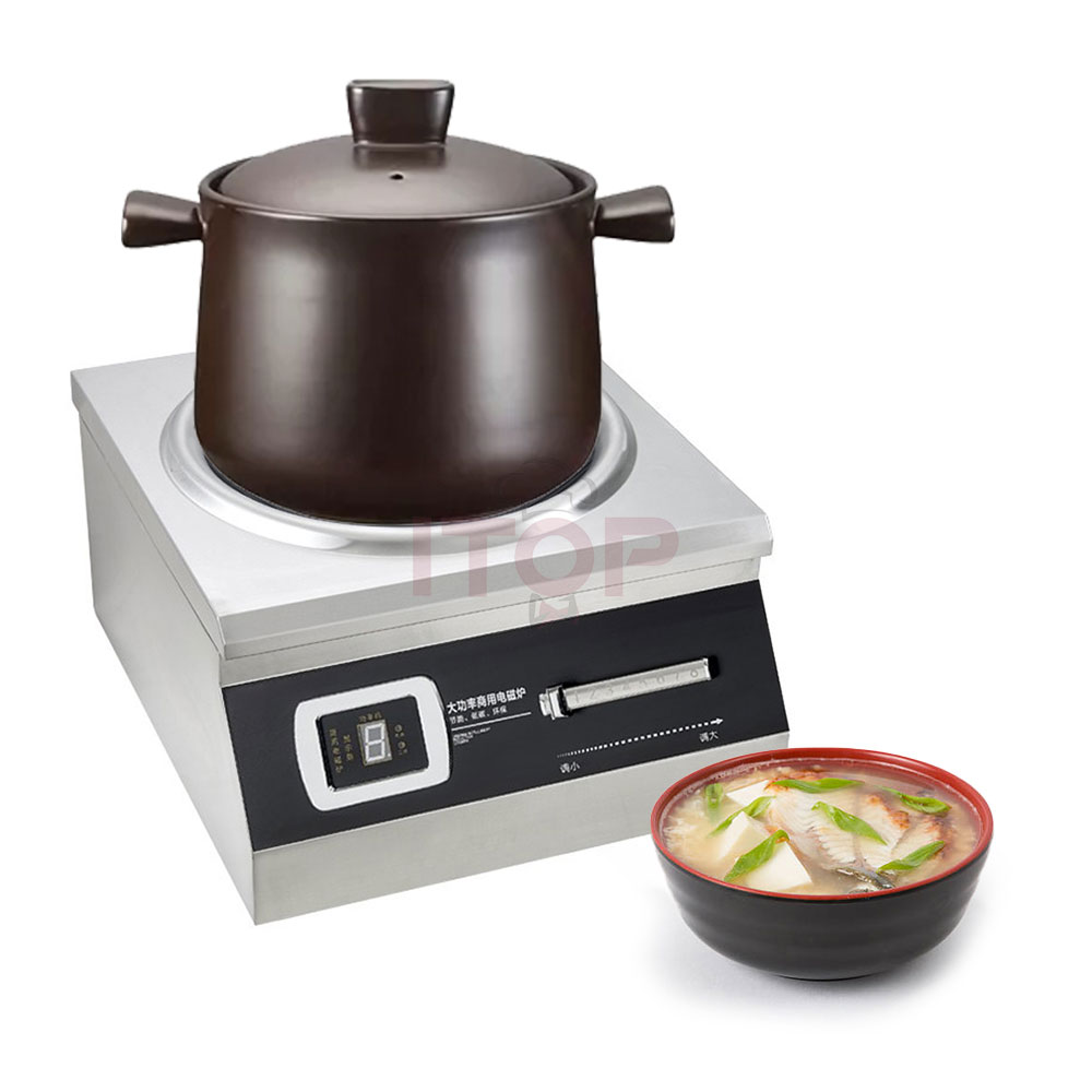 IT-IC-8000C Commercial 8000W Induction Hot Plate | ITOP - Product Image 2