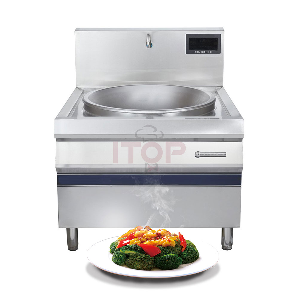 1600650259499 Cooking Wok Frying Pan Commercial National Induction Wok Cooker 380V Concave Cooktop Restaurant Equipment Electric Stove - Product Image 3