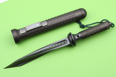 Microtech Marfione Jagdkommando Fixed Blade Knife 7.87" T6 Plain Blade, Aviation Aluminum Handles