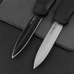 Benchmade 3400BK Autocrat AUTO OTF Knife 3.54" S30V Double Edge Dagger Blade, Zinc Aluminum Alloy Handles
