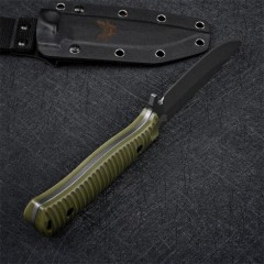 Benchmade Anonimus Fixed Blade Knife 4.40" DC53 Gray Drop Point, OD Green G10 Handles - 539GY