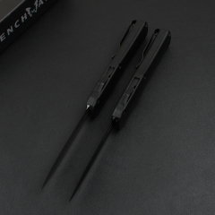 Benchmade 3400BK Autocrat AUTO OTF Knife 3.54" S30V Double Edge Dagger Blade, Zinc Aluminum Alloy Handles