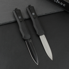 Benchmade 3400BK Autocrat AUTO OTF Knife 3.54" S30V Double Edge Dagger Blade, Zinc Aluminum Alloy Handles