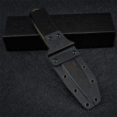 Benchmade Anonimus Fixed Blade Knife 4.40" DC53 Gray Drop Point, OD Green G10 Handles - 539GY