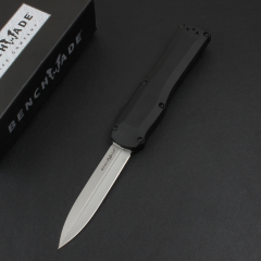 Benchmade 3400BK Autocrat AUTO OTF Knife 3.54" S30V Double Edge Dagger Blade, Zinc Aluminum Alloy Handles
