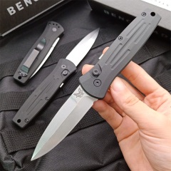 Benchmade 3551 Rapid Side AUTO OTF Knife 2.95" 154CM Double Edge Blade, Aluminum Alloy Handles