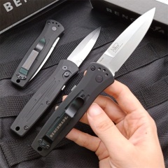 Benchmade 3551 Rapid Side AUTO OTF Knife 2.95" 154CM Double Edge Blade, Aluminum Alloy Handles