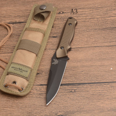 Benchmade 140BK Fixed Blade Knife 3.85" 154CM Drop Point Blade, Aluminum Alloy Handles