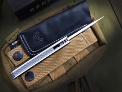 Benchmade Mini 601 Bugout AXIS Folding Knife 2.75" 20CV Satin Plain Blade, G10 Handles