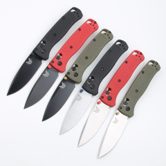 Benchmade 535 Bugout AXIS Folding Knife 3.24" S30V Satin Plain Blade, Grivory Handles