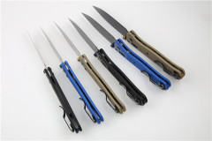 Benchmade 535 Bugout AXIS Folding Knife 3.24" S30V Satin Plain Blade, Grivory Handles