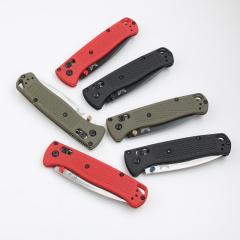 Benchmade 535 Bugout AXIS Folding Knife 3.24" S30V Satin Plain Blade, Grivory Handles