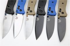 Benchmade 535 Bugout AXIS Folding Knife 3.24" S30V Satin Plain Blade, Grivory Handles