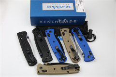 Benchmade 535 Bugout AXIS Folding Knife 3.24" S30V Satin Plain Blade, Grivory Handles