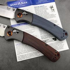 Benchmade 535/15080 Hunt Crooked River Folding 3.81" S30V Clip Point Blade, Dymondwood Handles 15080-2