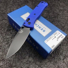Benchmade 535 Bugout AXIS Folding Knife 3.24" S30V Satin Plain Blade, Grivory Handles