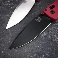 Benchmade 535 Bugout AXIS Folding Knife 3.24" S30V Satin Plain Blade, Grivory Handles