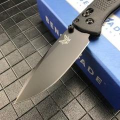 Benchmade 535 Bugout AXIS Folding Knife 3.24" S30V Satin Plain Blade, Grivory Handles