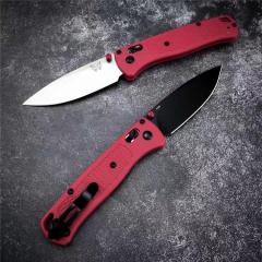 Benchmade 535 Bugout AXIS Folding Knife 3.24" S30V Satin Plain Blade, Grivory Handles