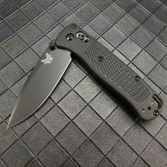 Benchmade 535 Bugout AXIS Folding Knife 3.24" S30V Satin Plain Blade, Grivory Handles