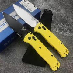 Benchmade 535 Bugout AXIS Folding Knife 3.24" S30V Satin Plain Blade, Grivory Handles