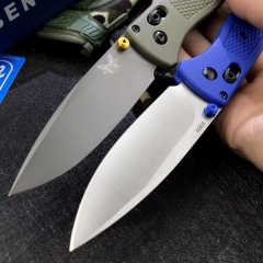 Benchmade 535 Bugout AXIS Folding Knife 3.24" S30V Satin Plain Blade, Grivory Handles
