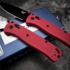 Benchmade 535 Bugout AXIS Folding Knife 3.24" S30V Satin Plain Blade, Grivory Handles