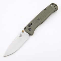 Benchmade 535 Bugout AXIS Folding Knife 3.24" S30V Satin Plain Blade, Grivory Handles