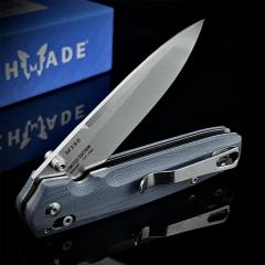 Benchmade Mini 485 Bugout AXIS Folding Knife 3.18" M390 Plain Blade, G10 Handles - 485BK-2