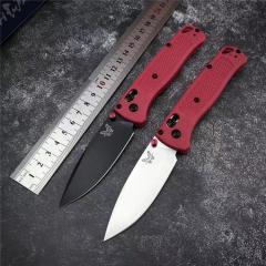Benchmade 535 Bugout AXIS Folding Knife 3.24" S30V Satin Plain Blade, Grivory Handles