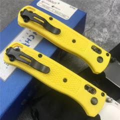 Benchmade 535 Bugout AXIS Folding Knife 3.24" S30V Satin Plain Blade, Grivory Handles
