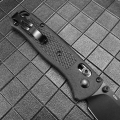 Benchmade 535 Bugout AXIS Folding Knife 3.24" S30V Satin Plain Blade, Grivory Handles