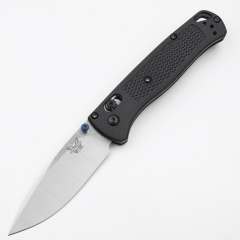Benchmade 535 Bugout AXIS Folding Knife 3.24" S30V Satin Plain Blade, Grivory Handles