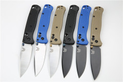 Benchmade 535 Bugout AXIS Folding Knife 3.24" S30V Satin Plain Blade, Grivory Handles