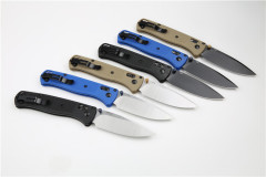 Benchmade 535 Bugout AXIS Folding Knife 3.24" S30V Satin Plain Blade, Grivory Handles