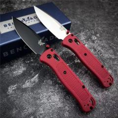 Benchmade 535 Bugout AXIS Folding Knife 3.24" S30V Satin Plain Blade, Grivory Handles