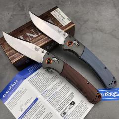 Benchmade 535/15080 Hunt Crooked River Folding 3.81" S30V Clip Point Blade, Dymondwood Handles 15080-2