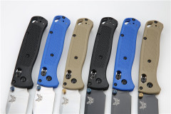 Benchmade 535 Bugout AXIS Folding Knife 3.24" S30V Satin Plain Blade, Grivory Handles