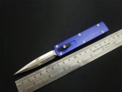 Microtech Rocket Design AUTO OTF Knife 2.75" D2 Satin Dagger Blade, Aluminum Alloy Handles